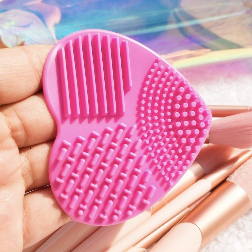 | MAKE SILICONE BRUSH PINK PAD HOT UP CLEANSING Luvyah | Cosmetics